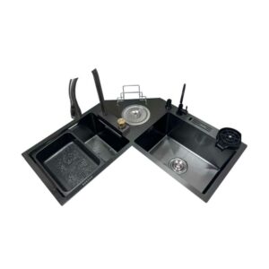 CHẬU RỬA INOX KAFF KF-ZJ9980-B